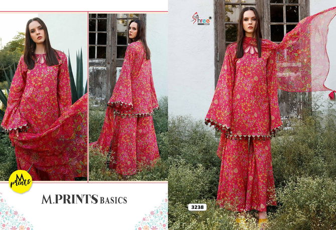 Shree M Print Basics Cotton Pakistani Suits Catalog
